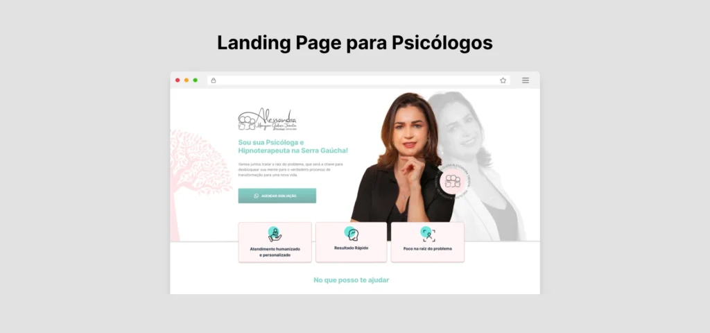 Landing Page para Psicólogos